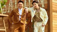 PSY dan Suga BTS. (Instagram/ 42psy42)