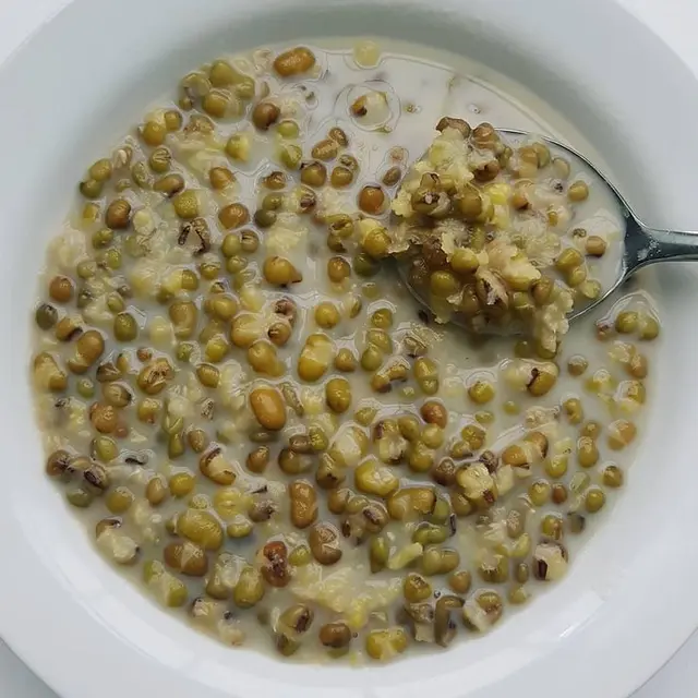 Ilustasi Bubur Kacang Ijo. (foto: Pinterest/Piknikdong).