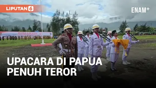VIDEO: Dijaga Ketat Aparat, Upacara di Papua Berlangsung Aman