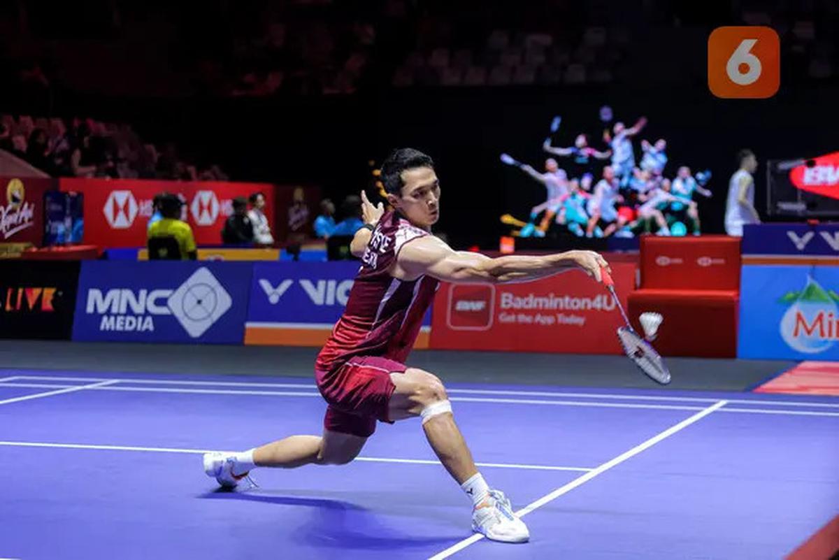 Foto: Aksi Jonatan Christie setelah Tak Lagi Jadi Penggawa Pelatnas PBSI di Indonesia Open 2025, Dapat Perlawanan Sengit