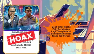 Cek Fakta: Hoaks Polri Berlakukan Lagi Tilang Manual dan Naikkan Denda Tilang 150 Persen