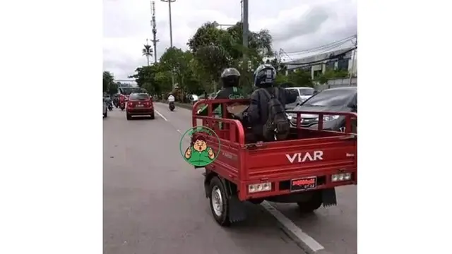 6 Kendaraan Nyeleneh Pengemudi Ojek Online Ini Bikin Geleng Kepala