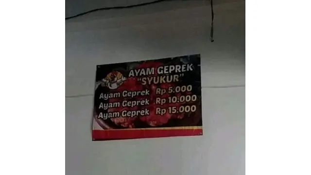 6 Harga Makanan di Toko Ini Bikin Mikir Keras