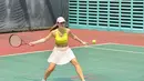 Unggahan Pevita Pearce saat bermain tenis selalu menyita perhatian publik. [instagram/pevpearce]