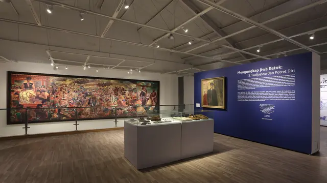 Menilik Sejarah Indonesia Lebih Dalam Lewat Sketsa Lukisan Karya S. Sudjojono pada Pameran Mukti Negeriku