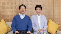 Kaisar Naruhito dan Permaisuri Masako dari Jepang. (dok. HANDOUT / IMPERIAL HOUSEHOLD AGENCY / AFP)