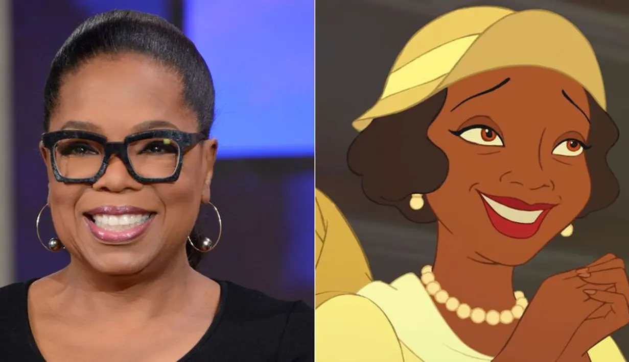 Oprah Winfrey mengisi suara Eudire di film The Princess and the Frog. (Getty/Disney/Cosmopolitan)