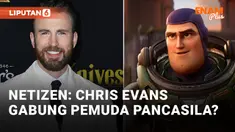 Pakaian Chris Evans Disorot Netizen
