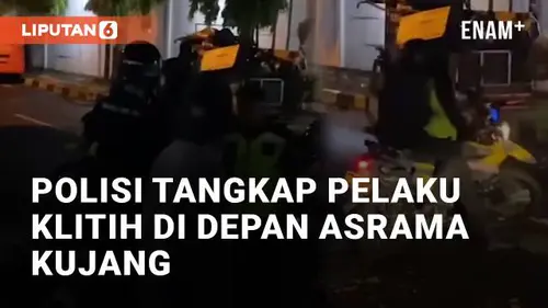 VIDEO: Polisi Tangkap Pelaku Klitih di Depan Gedung Asrama Kujang Yogyakarta