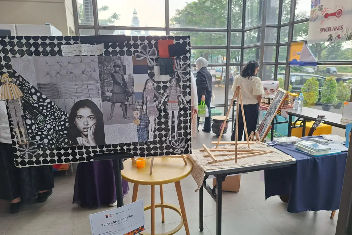 Sebanyak 250 siswa dari enam program studi UIC College di Tangerang, Banten menampilkan karya kreatif dan proyek multi disiplin dengan perspektif global dan standar internasional yang dinilai langsung oleh perwakilan kampus dari luar negeri (Istimewa)