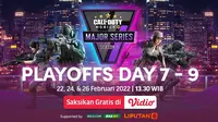 Saksikan Streaming Minggu Ketiga Babak Playoffs CODM Major Series 6 Mulai 22, 24, dan 26 Februari 2022. (Sumber dok Vidio.com)