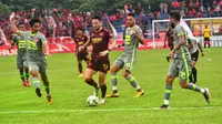 PSM Makassar Vs Borneo FC di Stadion Andi Mattalatta, Makassar, Senin (2/12/2019). (Bola.com/Abdi Satria)