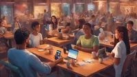 cara mengunci wa ©Ilustrasi dibuat Stable Diffusion