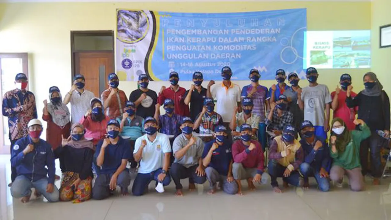 IPB Beri Pelatihan Budidaya Ikan Kerapu Bagi Masyarakat di Pulau Kelapa Dua