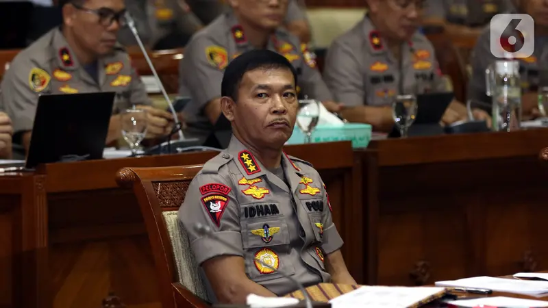 Komjen Idham Azis Jalani Uji Kepatutan dan Kelayakan Calon Kapolri