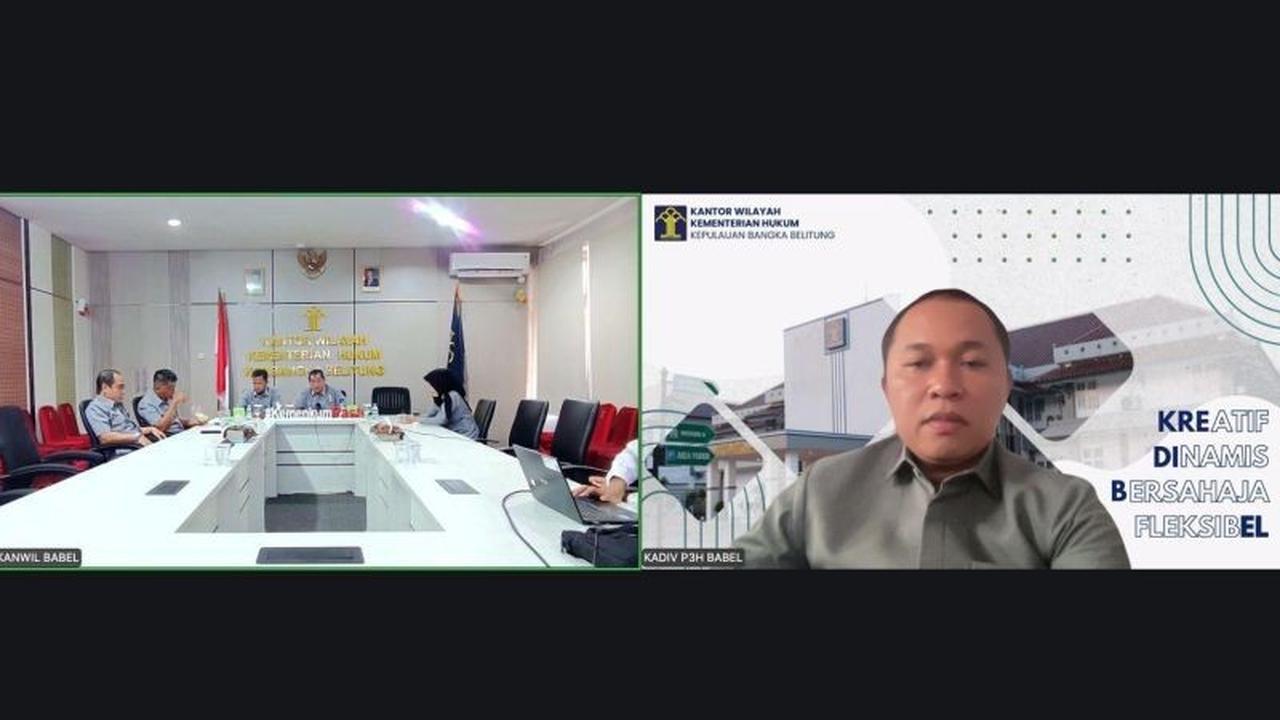Kanwil Kemenkum Babel Perkuat Pengawasan OBH Demi Optimalisasi Posbankum