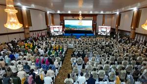 Himpunan Kerukunan Tani Indonesia (HKTI) menggelar dialog bersama Menteri Pertanian membahas penguatan sektor pertanian, perkebunan, dan peternakan rakyat sebagai bagian dari strategi ketahanan pangan nasional dan pembangunan ekonomi berbasis desa. Dok