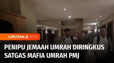 Satgas mafia umroh Polda Metro Jaya menangkap pasangan suami istri pemilik sebuah agen perjalanan umroh yang diduga menipu ratusan korban di berbagai daerah di Indonesia. Kerugian yang dialami para korban ditaksir mencapai Rp 100 miliar, sementara ju...