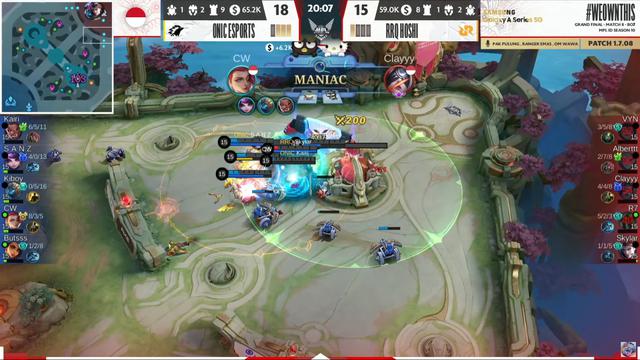 RRQ Hoshi kalah dari Onic Esports di Grand Final MPL ID S10