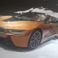 BMW i8 Roadster representasikan beberapa elemen inti dari brand BMW (Yurike/Liputan6.com)