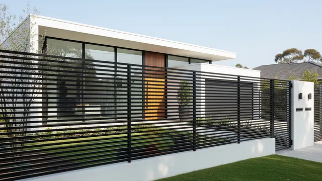 Model Pagar Rumah Modern Simple Tapi Lokk Elegan (AI)
