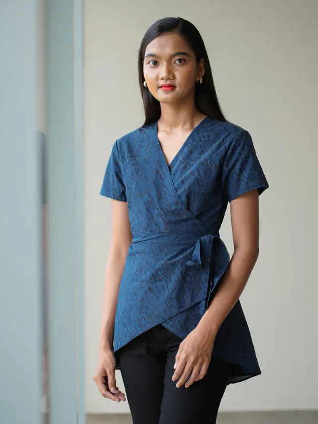Model Batik Wanita High Low