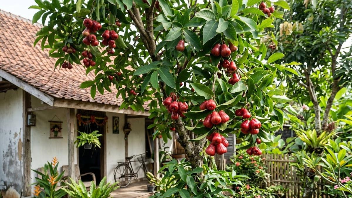 Cara Mengatasi Pohon Jambu Air Berbunga Tapi Buah Selalu Busuk dan Rontok agar Panen Maksimal