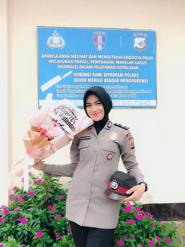 Sempat Viral, 6 Potret Terbaru Polwan dengan Jabatan Briptu Ini Curi Perhatian