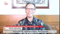 Anggota Dewan Komisioner Otoritas Jasa Keungan (OJK) bidang Edukasi dan Perlindungan Konsumen Tirta Segara dalam webinar "Generasi Muda Berdaya, Indonesia Juara" yang digelar Citi Indonesia, Kamis (10/12/2020).