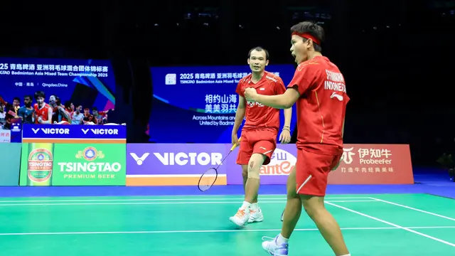 Rinov Rivaldy/Siti Fadia Silva Ramadhanti - Badminton Asia Mixed Team Championship 2025 - Bulu Tangkis