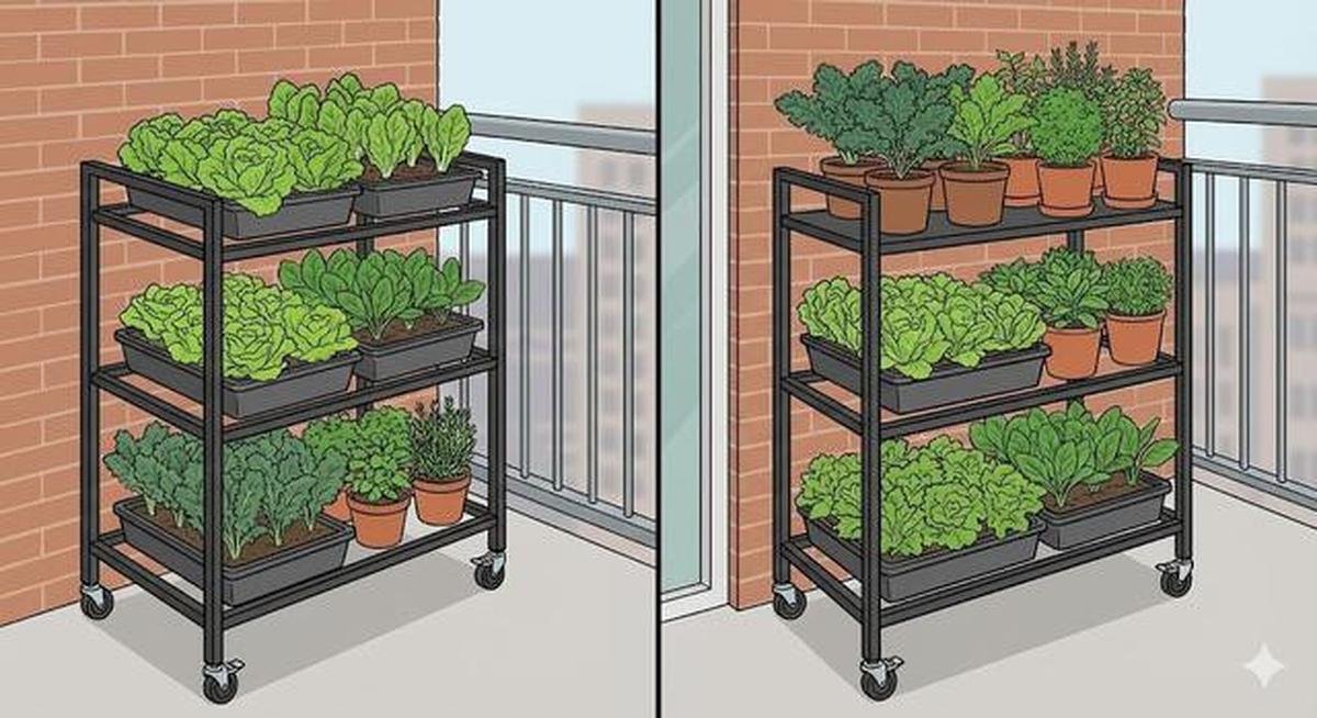 11 Desain Kebun Sayur di Rumah yang Gampang Dipindah-pindah, Praktis dan Modern