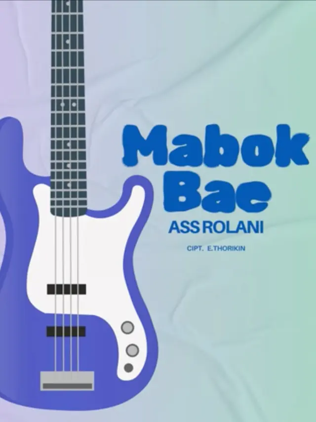 Ilustrasi lagu Mabuk Bae dari Aas Ronali. (Foto: Dok. YouTube/ Istimewa)