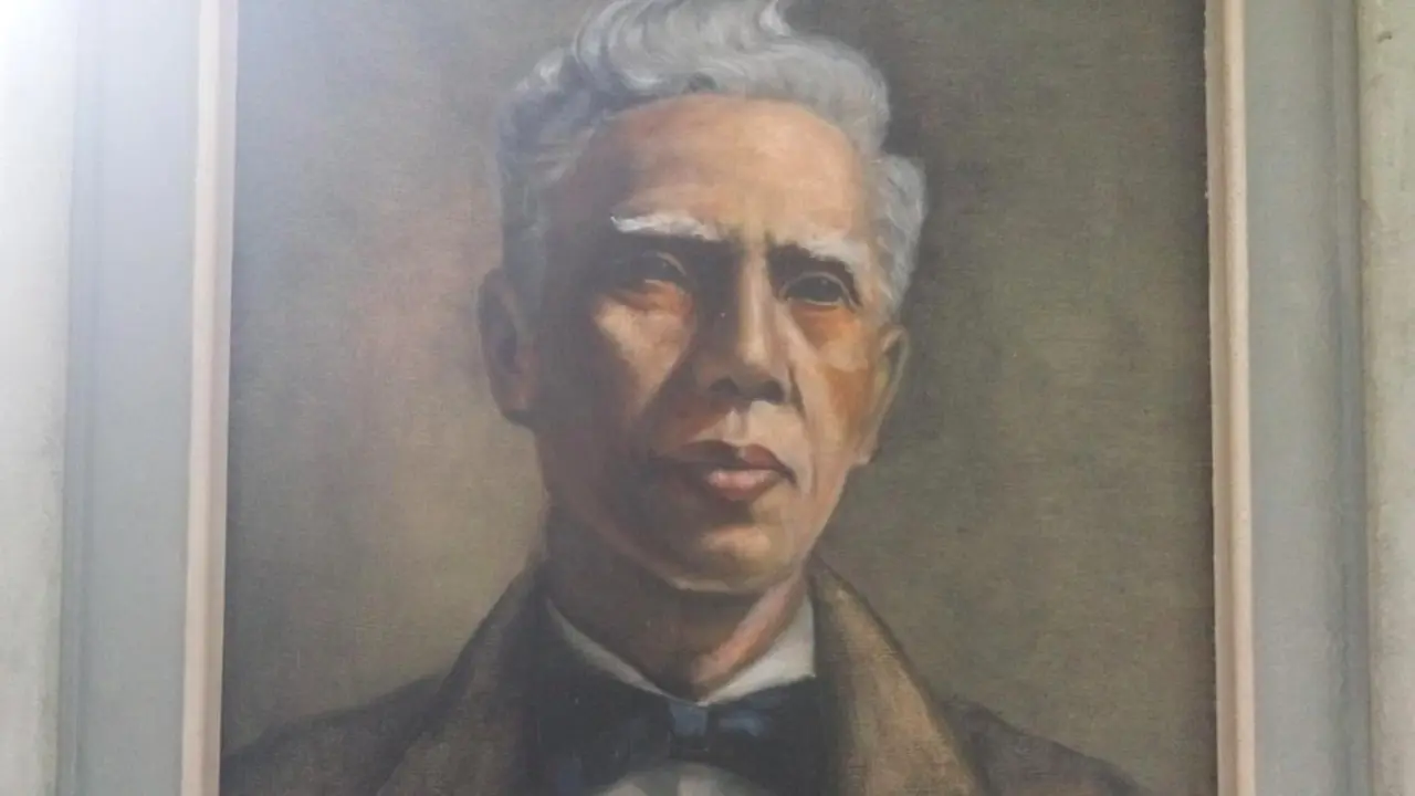 Lukisan Prof Dr Sardjito dalam pameran foto di Balairung (Switzy/Liputan6.com)