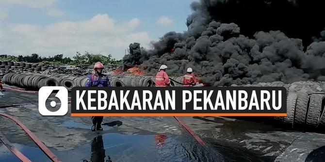 VIDEO: Kebakaran Vulkanisir Ban Karyawan dan Warga Panik
