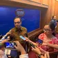 Teuku Faizasyah dalam press briefing di Kementerian Luar Negeri. (Source: Liputan6.com/ Benedikta Miranti T.V)