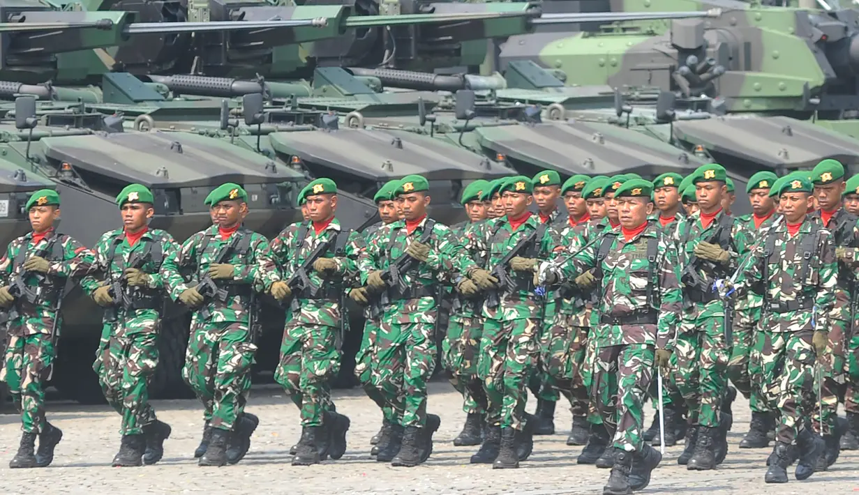 Lima batalyon penyangga daerah rawan nantinya akan disebar di wilayah Papua. (merdeka.com/Arie Basuki)