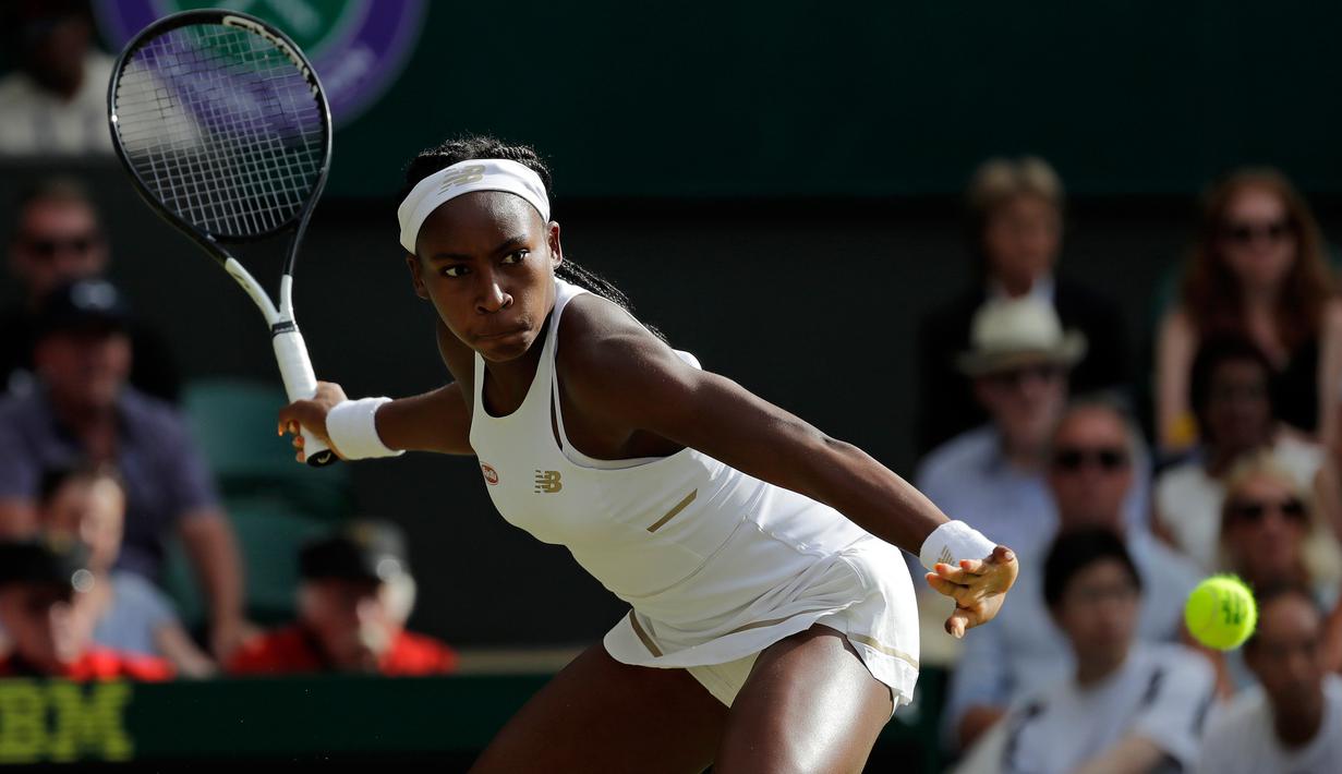 FOTO: Cori Gauff Teruskan Sensasi di Turnamen Tenis ...