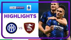 Berita video highlights Liga Italia, Inter Milan menang telak 5-0 lawan Salernitana. Lautaro Martinez cetak hattrick