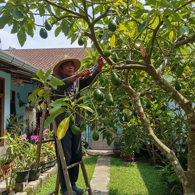 9 Cara Memangkas Pohon Alpukat agar Cepat Berbuah dan Tidak Menjulang