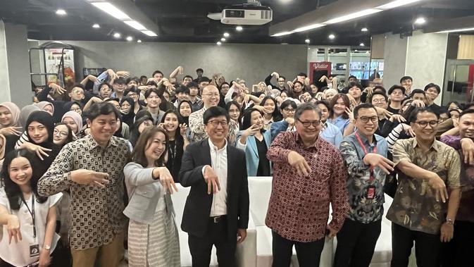 Airlangga Tinjau Program Magang Nasional di Emtek Group, Jadi Investasi Pemerintah Menuju Indonesia Emas