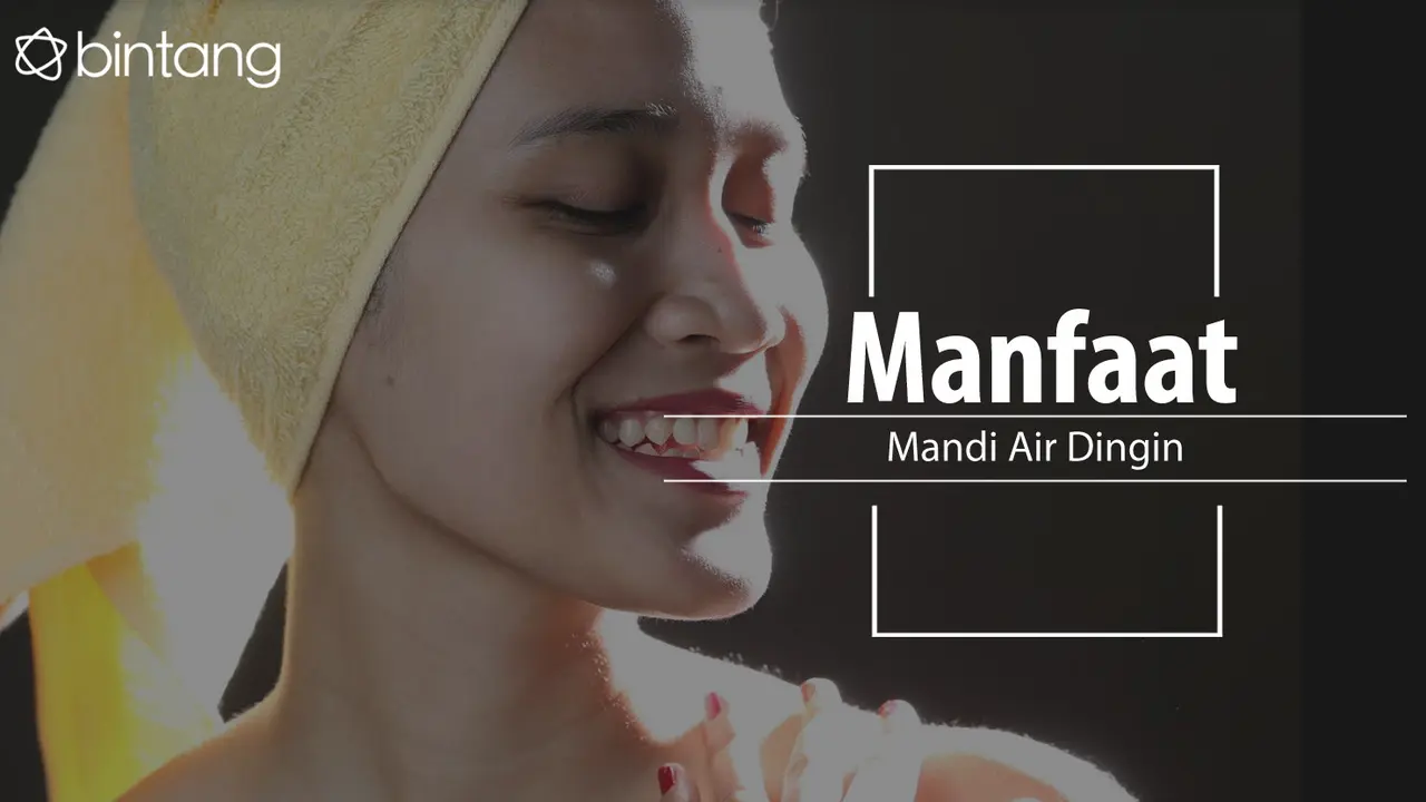 Manfaat mandi dengan air dingin. (Foto: Deki Prayoga, Digital Imaging: Nurman Abdul Hakim/Bintang.com)