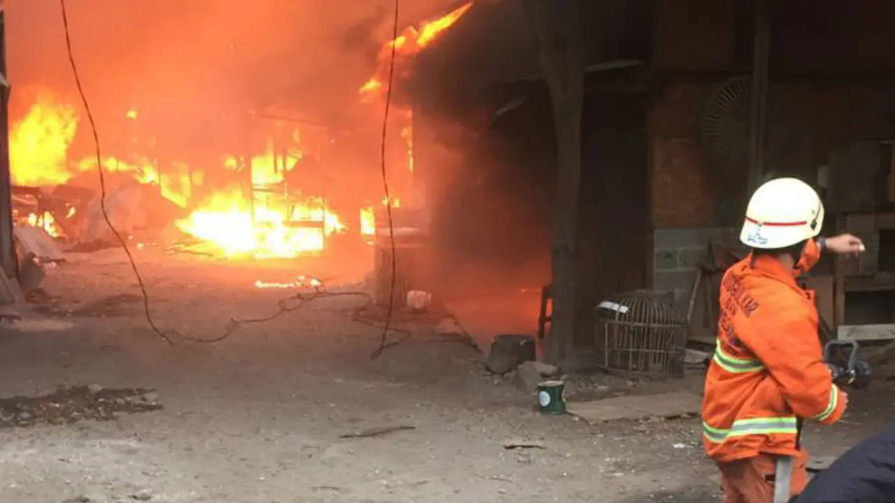 Kebakaran Pomdok Bambu