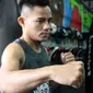 Petarung MMA ONE Championship asal Indonesia, Stefer Rahardian, menjalani sesi latihan di Bali MMA Club, Badung, Bali, Kamis (11/1/2018) siang. Stefer Rahardian melakoni persiapan keras guna menghadapi pertandingan pada ajang MMA One Championship, Sabtu (