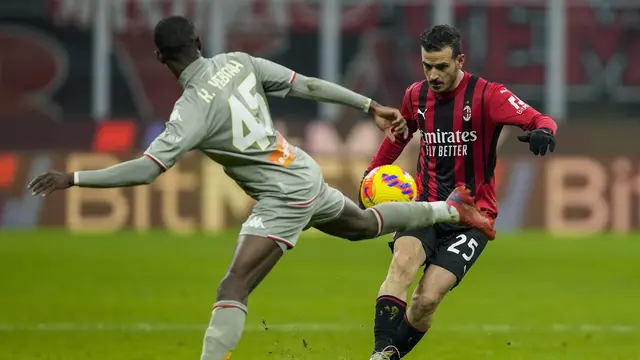 Coppa Italia AC Milan Susah Payah Singkirkan Genoa