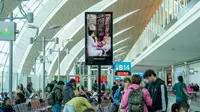 Penayangan promosi Jakarta di sejumlah titik strategis di Bandara Internasional Dubai (DXB). (dok. Disparekraf Jakarta)