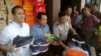  Ribuan Sepatu 'Aspal' Disita Polres Jakarta Selatan