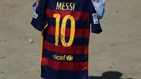 Murtaza Ahmadi, Messi 'Kantong Keresek'. AFP PHOTO/WAKIL KOHSAR WAKIL KOHSAR / AFP