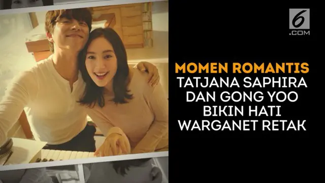 Tak hanya berpegangan tangan, Tatjana juga dipeluk mesra Gong Yoo.