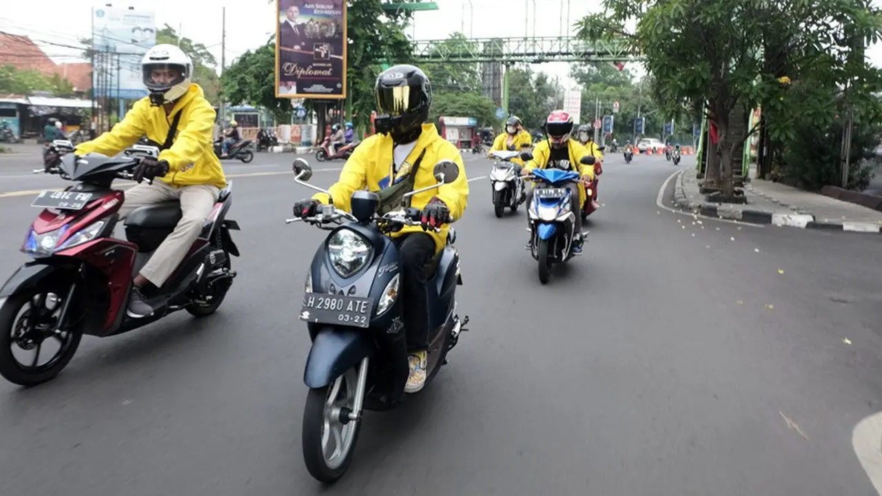 Ilustrasi sunmori dengan motor matic (Yamaha DDS Jateng)