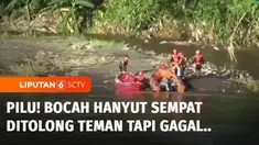 Selama 6 hari hilang, seorang anak laki-laki yang hanyut usai bermain di tepi sungai bersama temannya, akhirnya ditemukan di pantai pasir putih, Malikan, Jember, Jawa Timur, dalam kondisi meninggal dunia. Jenazah bocah 7 tahun itu terseret arus sunga...